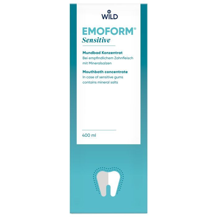Ополаскиватель для полости рта Dr. Wild Emoform Sensitive Для чувствительных зубов 400 мл (7611841702218) изображение 2