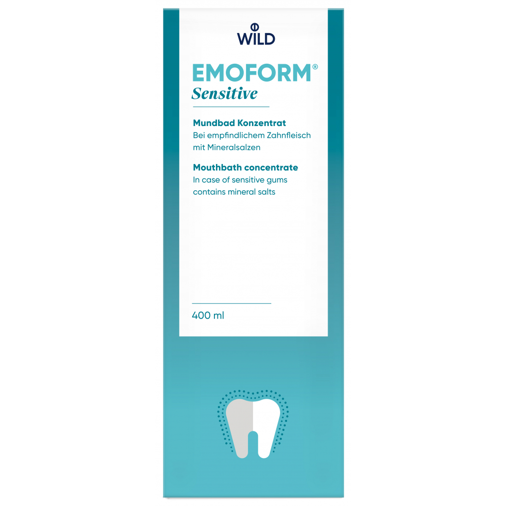 Ополаскиватель для полости рта Dr. Wild Emoform Для чувствительных зубов 400 мл (7611841702218) изображение 2