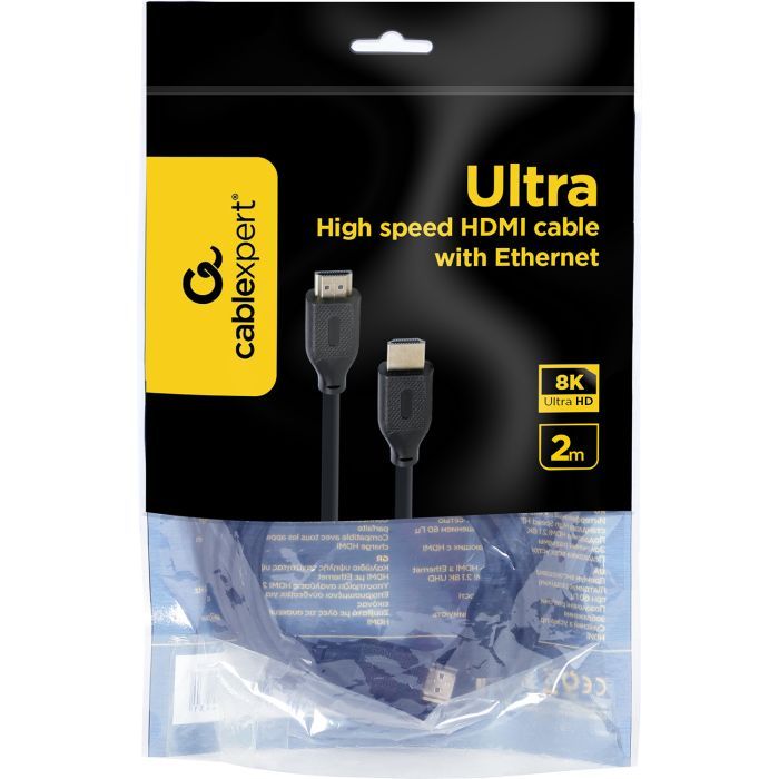 Кабель мультимедійний HDMI to HDMI 3.0m V.2.1 Cablexpert (CC-HDMI8K-3M) зображення 3