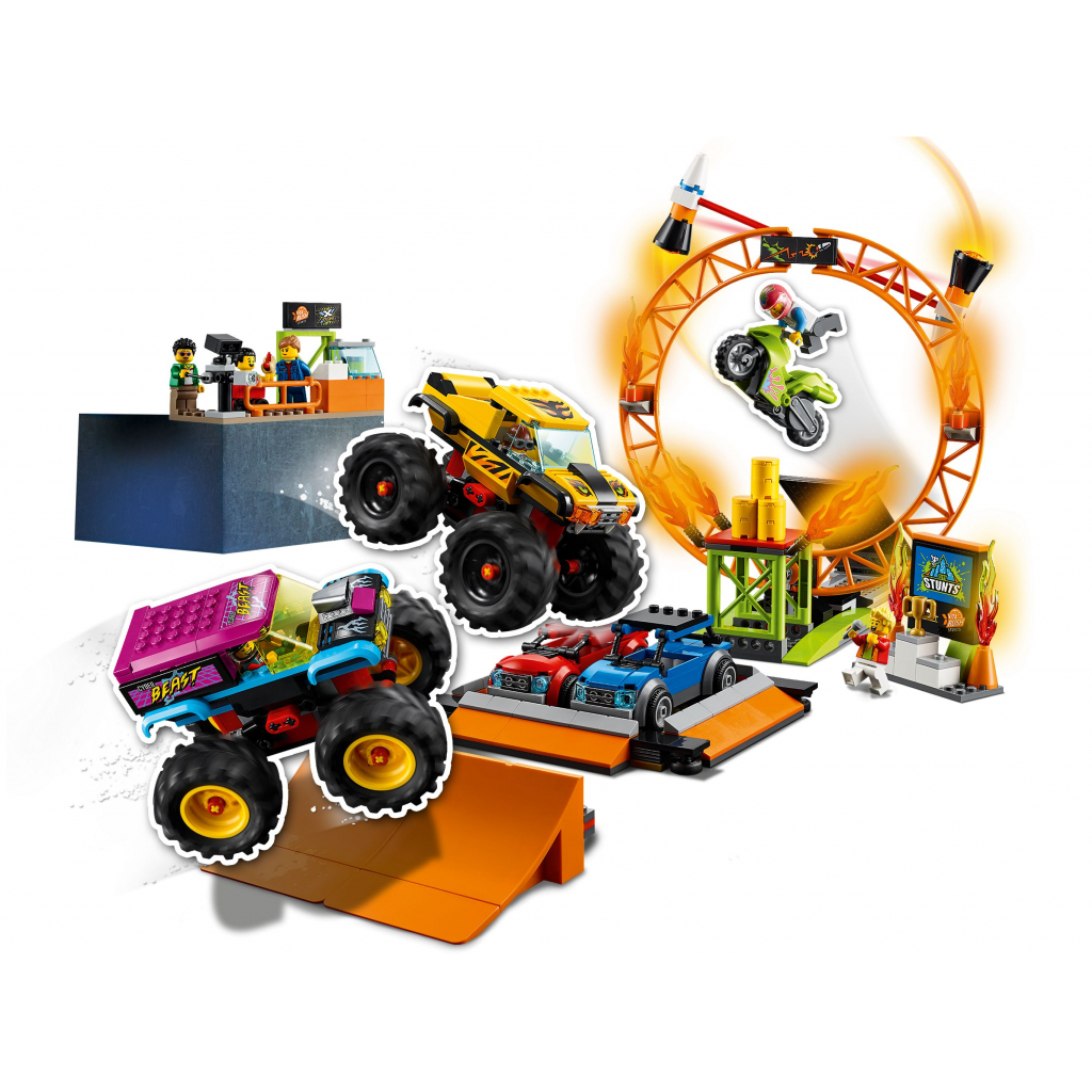 Конструктор LEGO City Stunt Арена для шоу каскадёров 668 деталей (60295) изображение 3