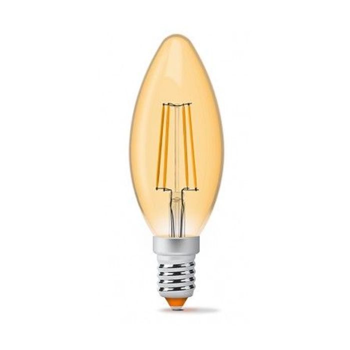 Лампочка TITANUM Filament C37 4W E14 2200K бронза (TLFC3704142A) зображення 2