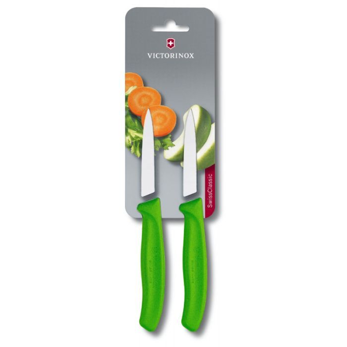 Набор ножей Victorinox SwissClassic Paring Set 8 см Green (6.7606.L114B)
