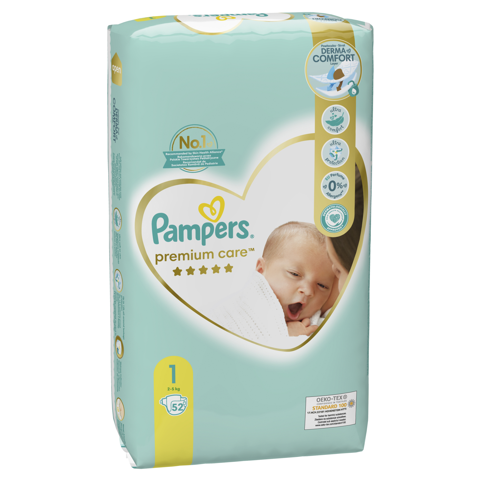 Подгузники Pampers Premium Care New Born Размер 1 (2-5 кг) 78 шт (8001841104836) изображение 3