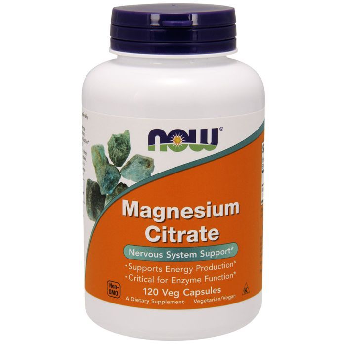 Минералы Now Foods Цитрат Магния, Magnesium Citrate, 120 капсул (NOW-01294)