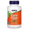 Травы Now Foods Кошачий коготь, 500 мг, Cat's Claw, 100 вегетарианских капс (NOW-04618)