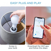 Умная лампочка WiZ E27 13W (100W 1520Lm) A67 2700-6500K Wi-Fi (929002449602) изображение 3