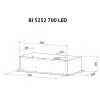 Витяжка кухонна Perfelli BI 5252 I 700 LED зображення 11