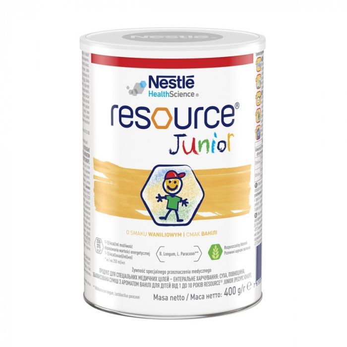 Детская смесь Nestle Resource Junior от 1 до 10 лет 400 г (7613033864919)