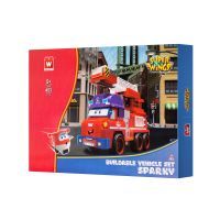 Конструктор Super Wings Small Blocks Buildable Vehicle Set Sparky, Спарки (EU385011)