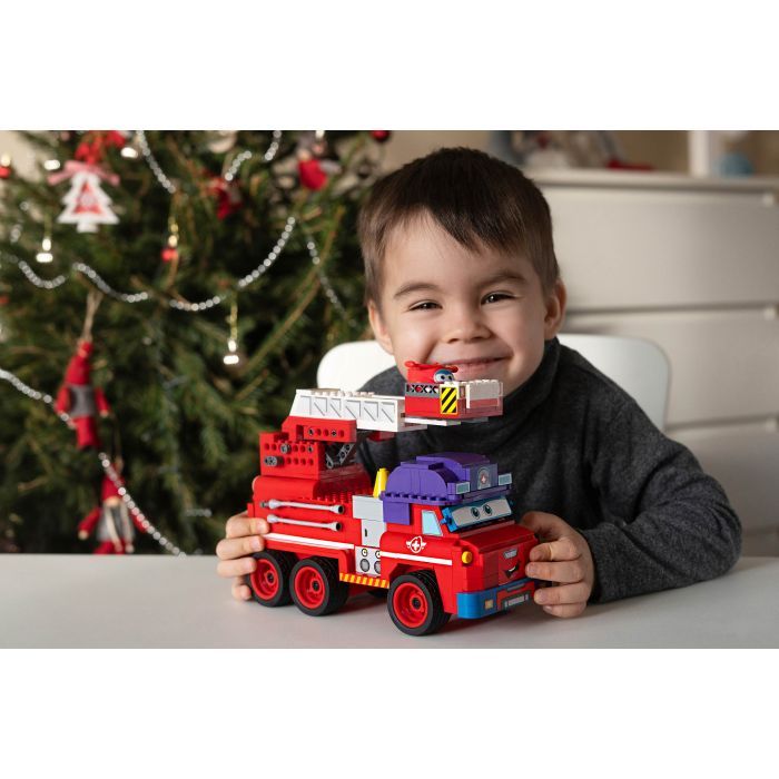 Конструктор Super Wings Small Blocks Buildable Vehicle Set Sparky, Спарки (EU385011) изображение 4
