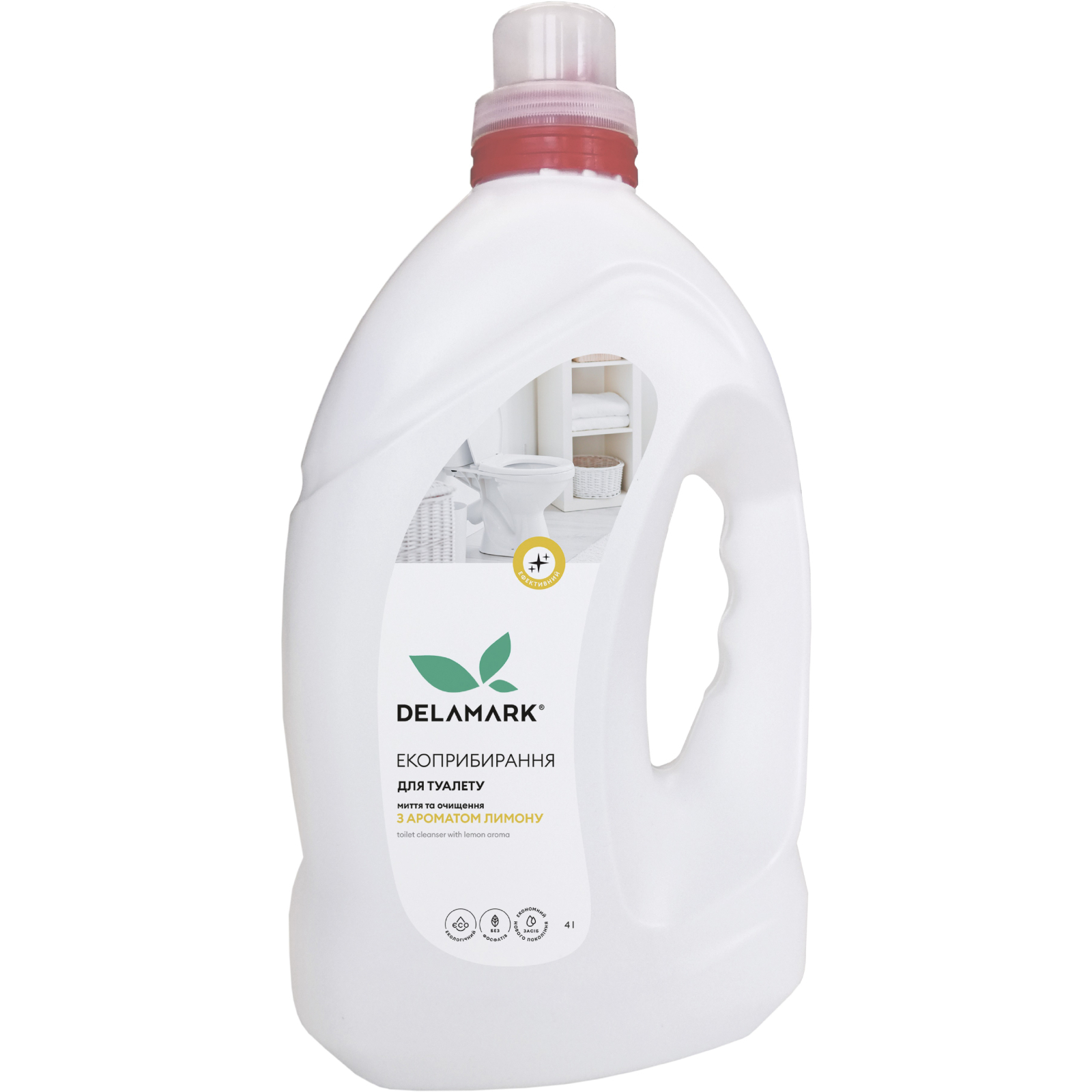 Средство для чистки унитаза DeLaMark с ароматом лимона 4 л (4820152332066)