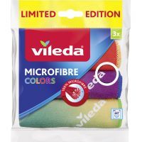 Салфетки для уборки Vileda Microfibre Colors Design 3 шт. (4023103208124)
