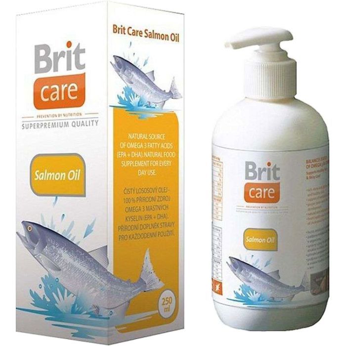 Вітаміни для собак Brit Care Олія лосося 500 мл (8594031442851)