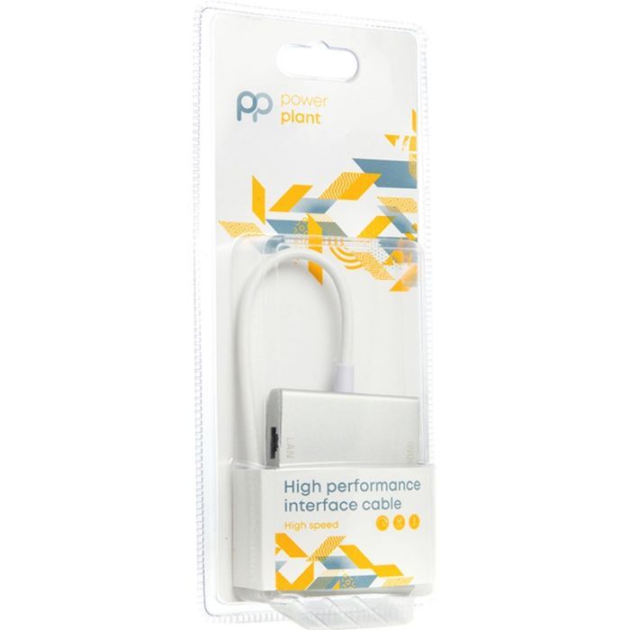Переходник USB 3.0 to HDMI, DVI, VGA, RJ45 Gigabit Ethernet PowerPlant (CA912087) изображение 4