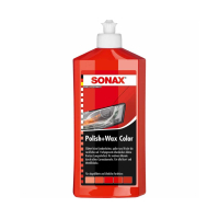 Photos - Car Polish & Exterior Cleaning Sonax Автополіроль  Polish Wax Color NanoPro red 500мл  296400 (296400)