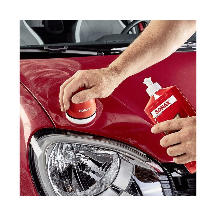 Автополироль Sonax Polish Wax Color NanoPro red 500мл (296400) изображение 3