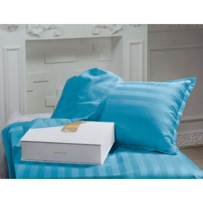 Постельное белье MirSon Сатин Premium-страйп Valentino 143х210х2 (2200000037855)