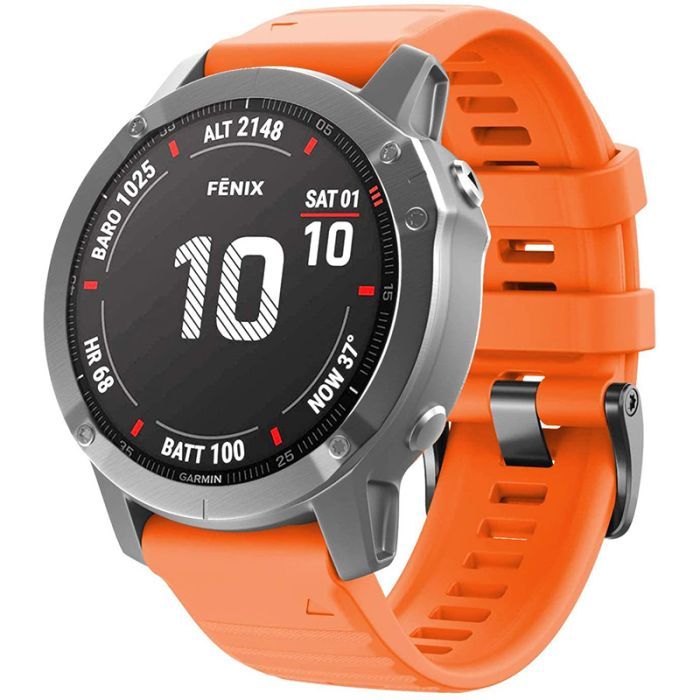 Ремешок для смарт-часов Armorstandart Silicone 26mm для Garmin Fenix 5x/6x Orange (ARM60802)