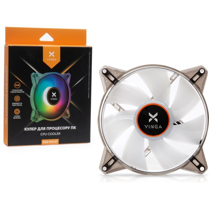 Кулер для корпуса Vinga RGB fan-07 изображение 4