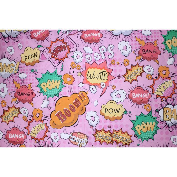 Постільна білизна MirSon Бязь 17-0512 Bombs pink Сімейний 160x220 (2200003636284) зображення 5