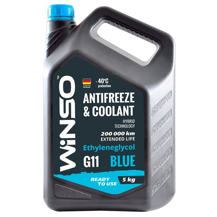 Антифриз WINSO WINSO BLUE G11 blue 5kg (880970)