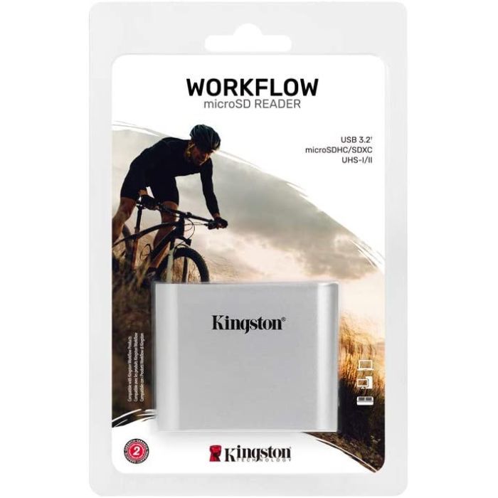 Считыватель флеш-карт Kingston Workflow Dual-Slot microSDHC/XC UHS-II (WFS-SDC) изображение 2
