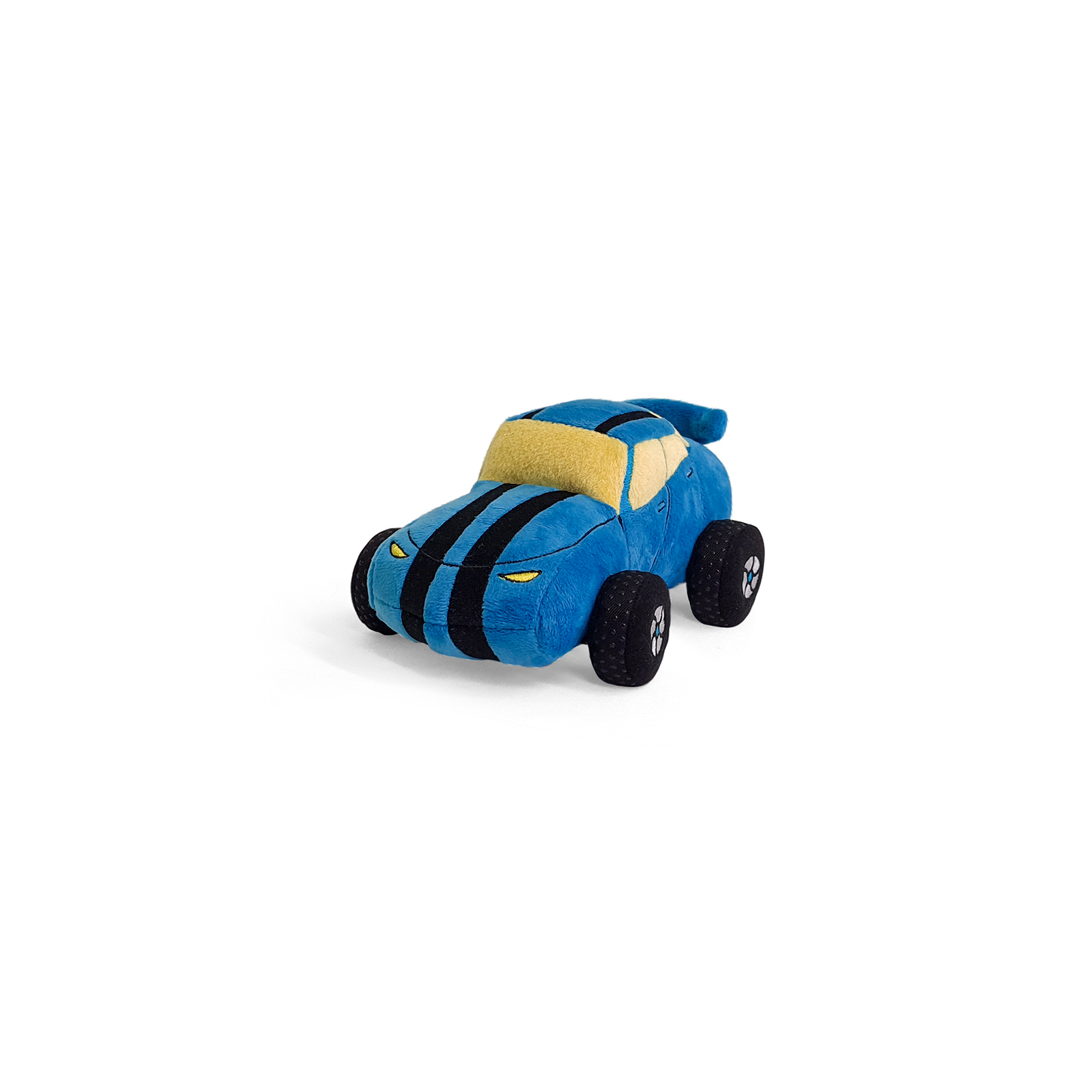 М'яка іграшка WP Merchandise Машинка "Ми з України" 20,5 см (FWPCAR22BLYELLOW0)