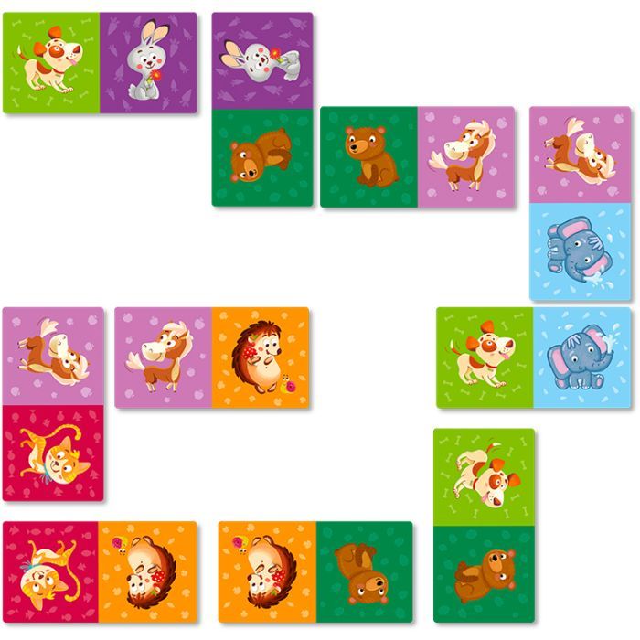 Настольная игра DoDo Домино Животные (300248) изображение 2