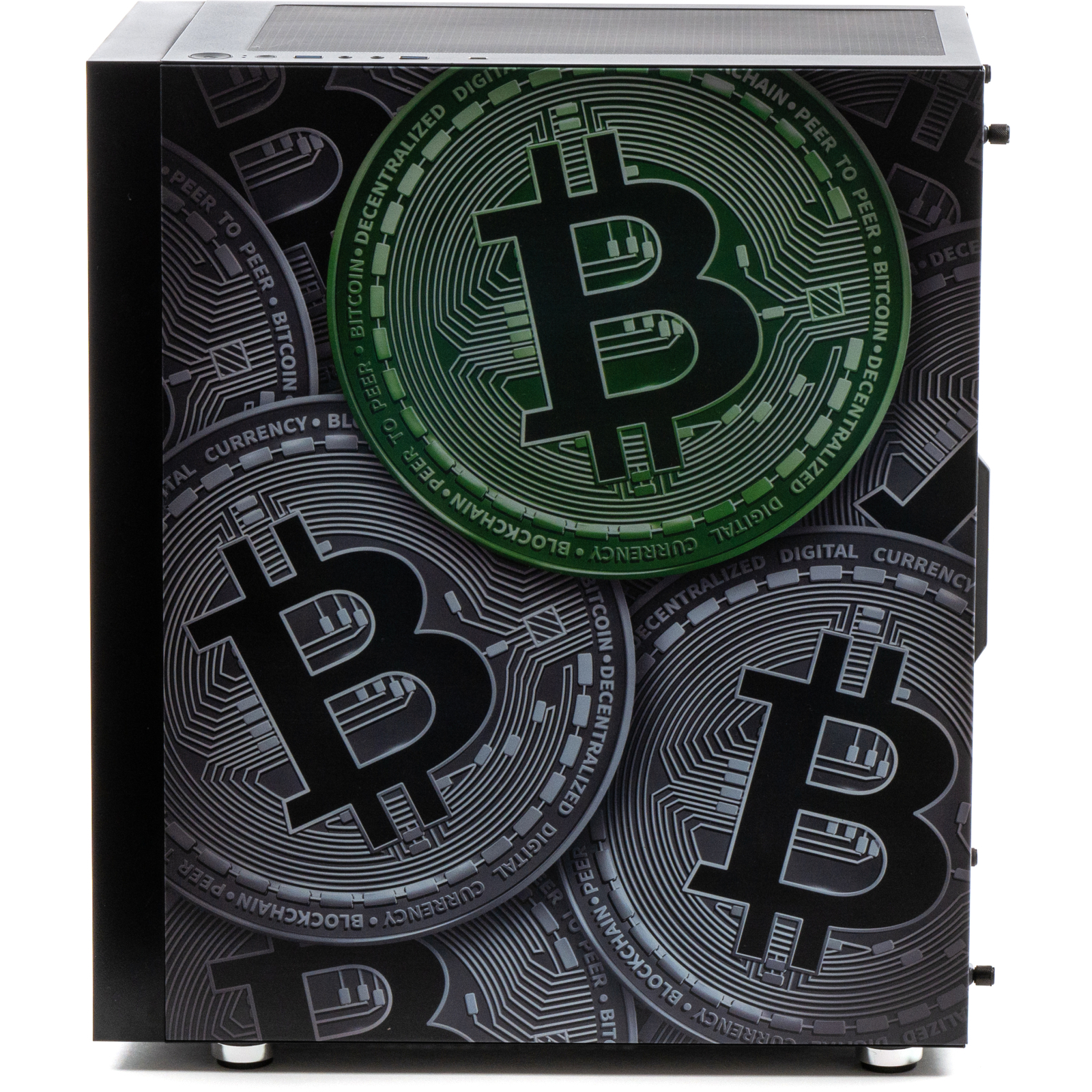 Корпус Vinga Pillar Black Bitcoin (01230011783) изображение 11