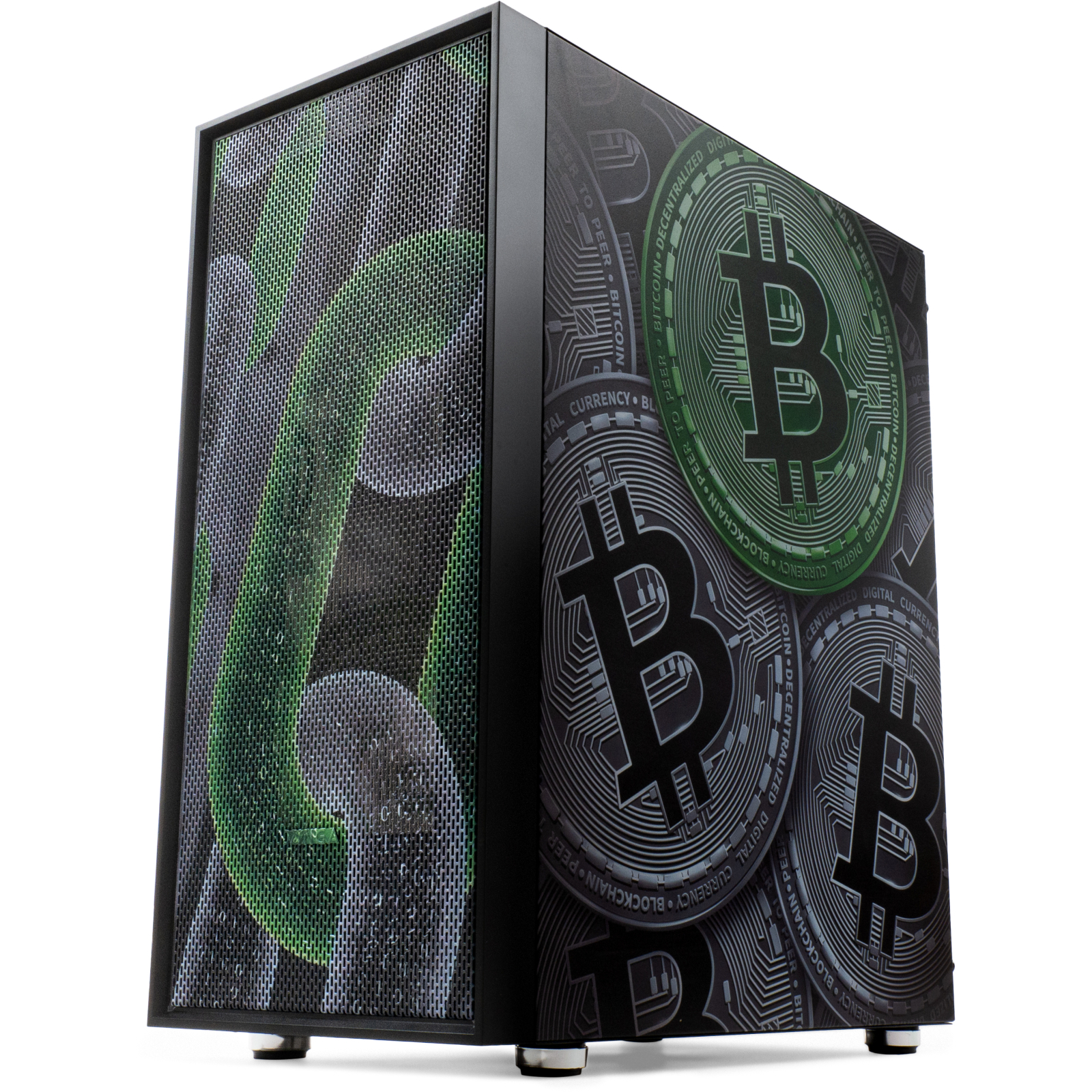 Корпус Vinga Pillar Black Bitcoin (01230011783) изображение 3