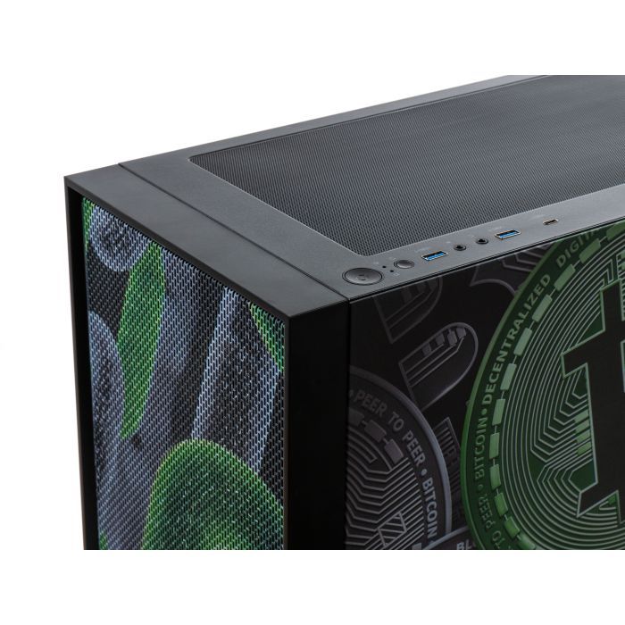 Корпус Vinga Pillar Black Bitcoin (01230011783) изображение 6