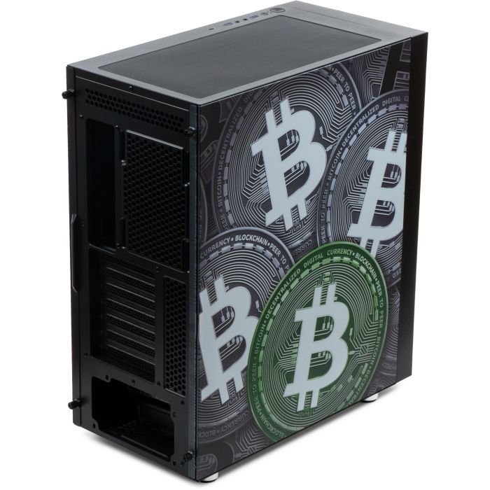 Корпус Vinga Pillar Black Bitcoin (01230011783) изображение 8