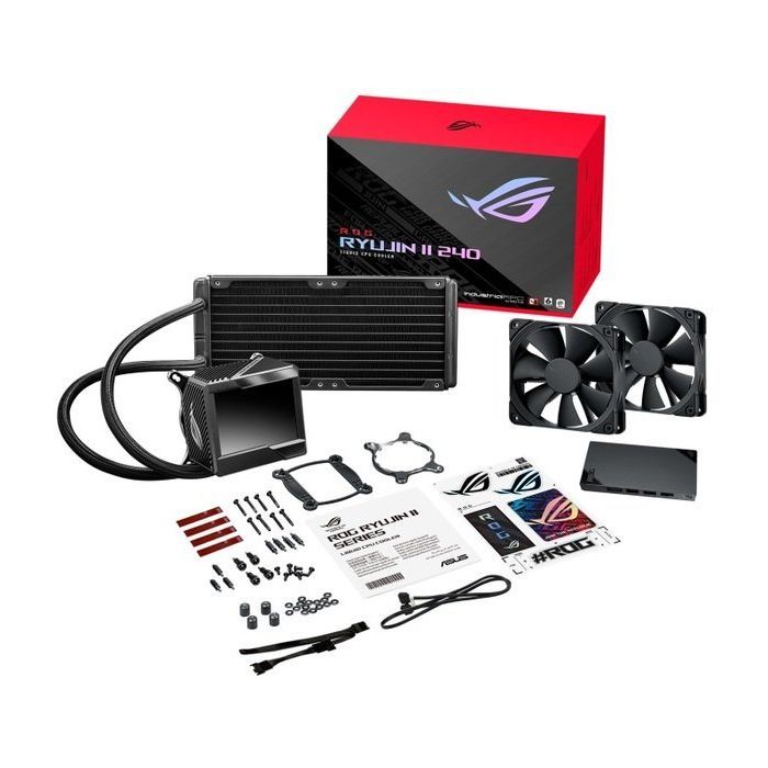 Система рідинного охолодження ASUS ROG RYUJIN II 240 LGA 115x,1700, 2011, 2011-3, 2066AMD AM4, TR4* OLED-дисплей вентил (90RC00A0-M0UAY0) зображення 10