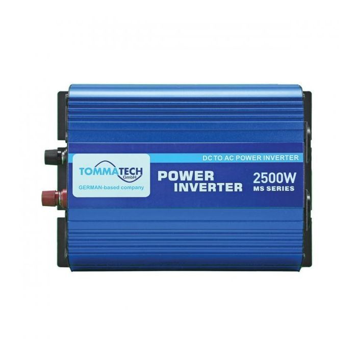 Автомобильный инвертор 12V/220V MS-2500 2500W, approximate sinusoid, USB, Shuko*2 Tommatech (29448) изображение 4