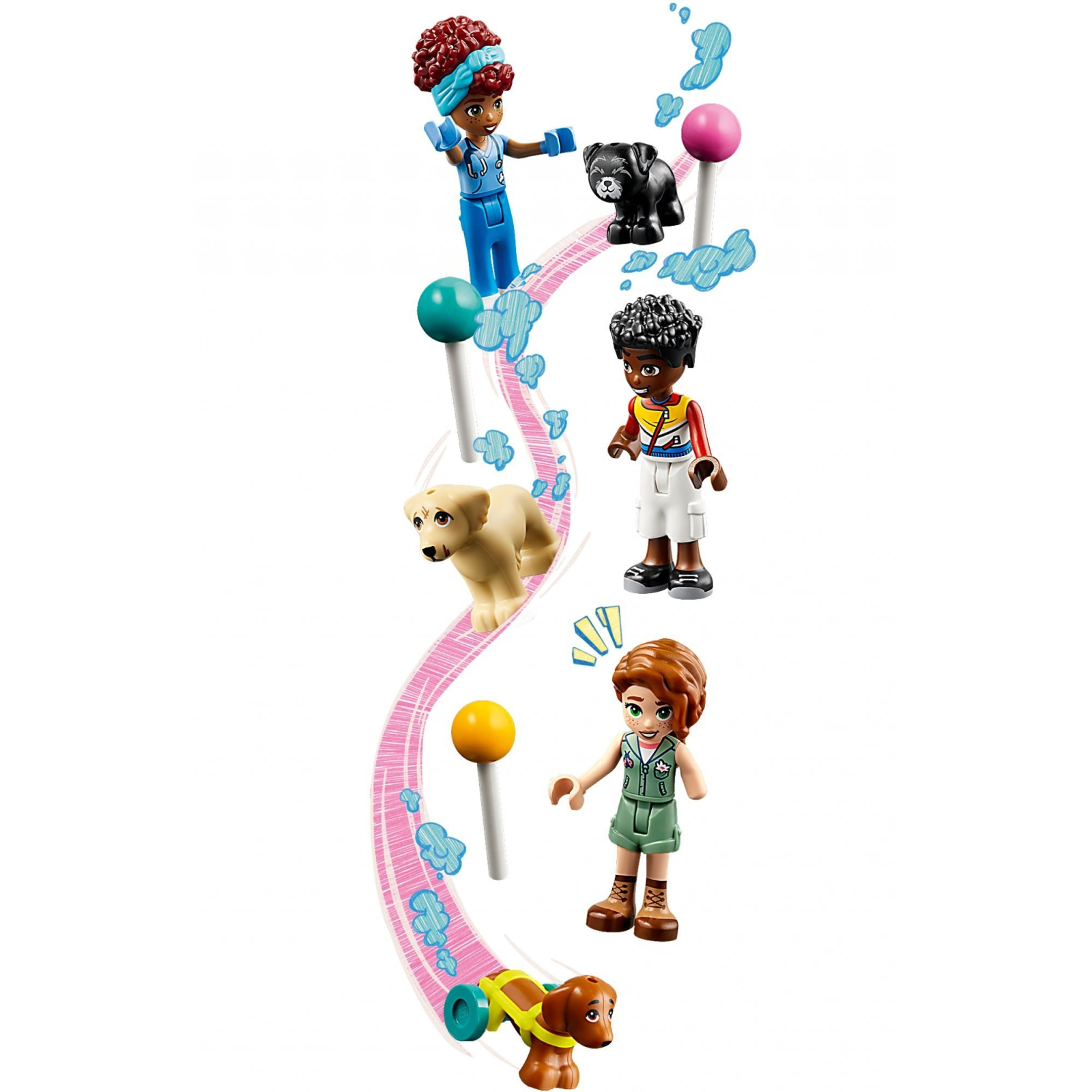 Конструктор LEGO Friends Спасательный центр для собак 617 деталей (41727) изображение 9