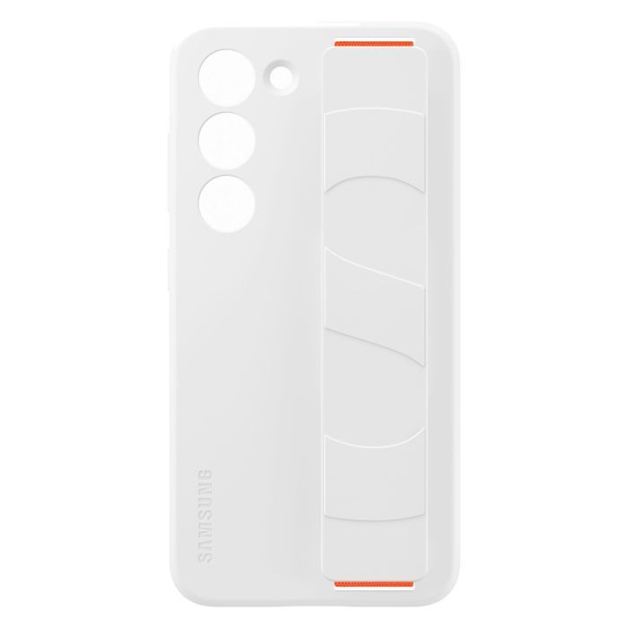 Чехол для мобильного телефона Samsung Galaxy S23 Plus Silicone Grip Case White (EF-GS916TWEGRU)