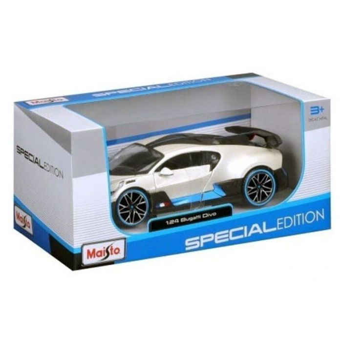 Машина Maisto Bugatti Divo білий 1:24 (31526 met. white) зображення 5