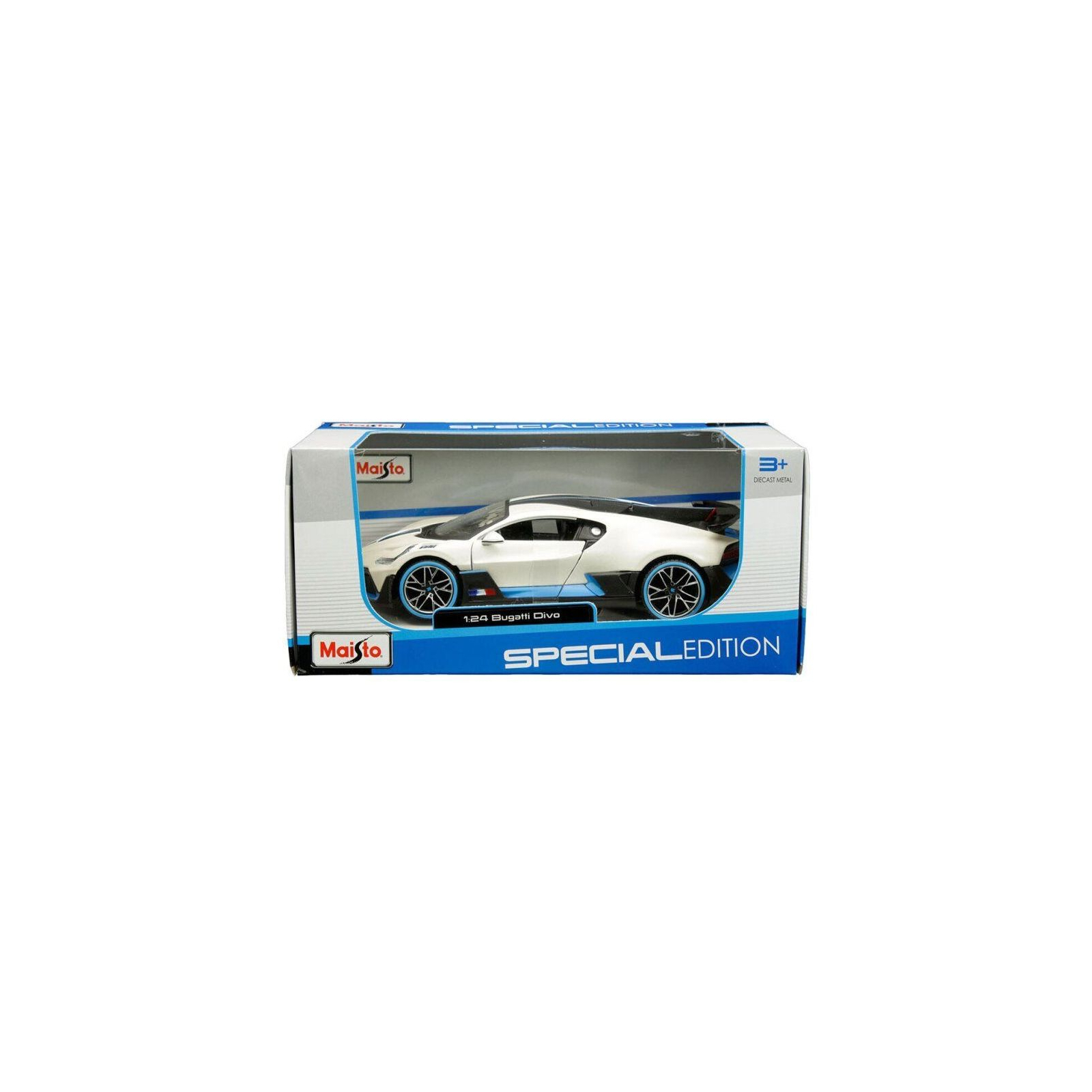 Машина Maisto Bugatti Divo білий 1:24 (31526 met. white) зображення 6