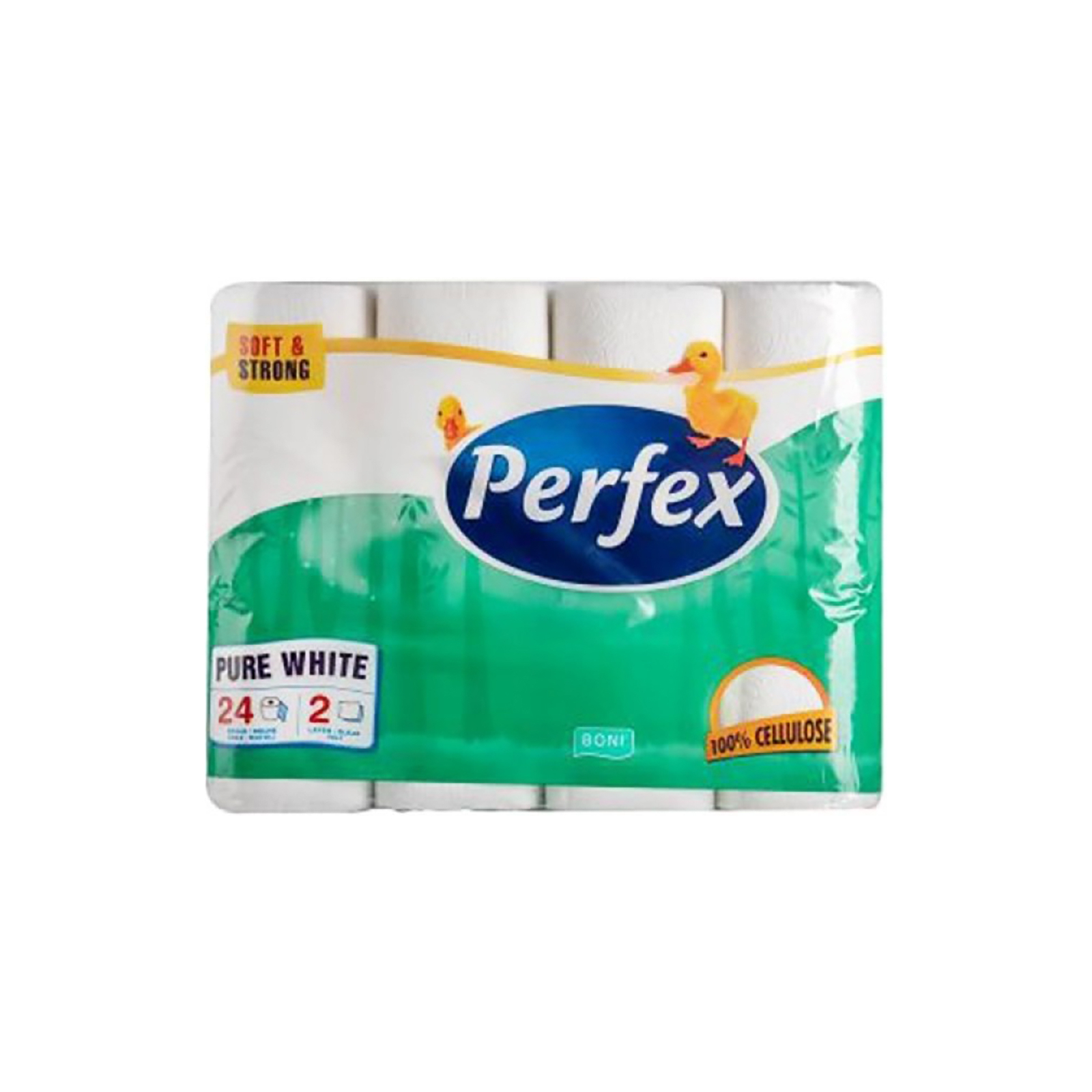 Туалетная бумага Perfex Boni 2 слоя 24 рулона (8600101745446)