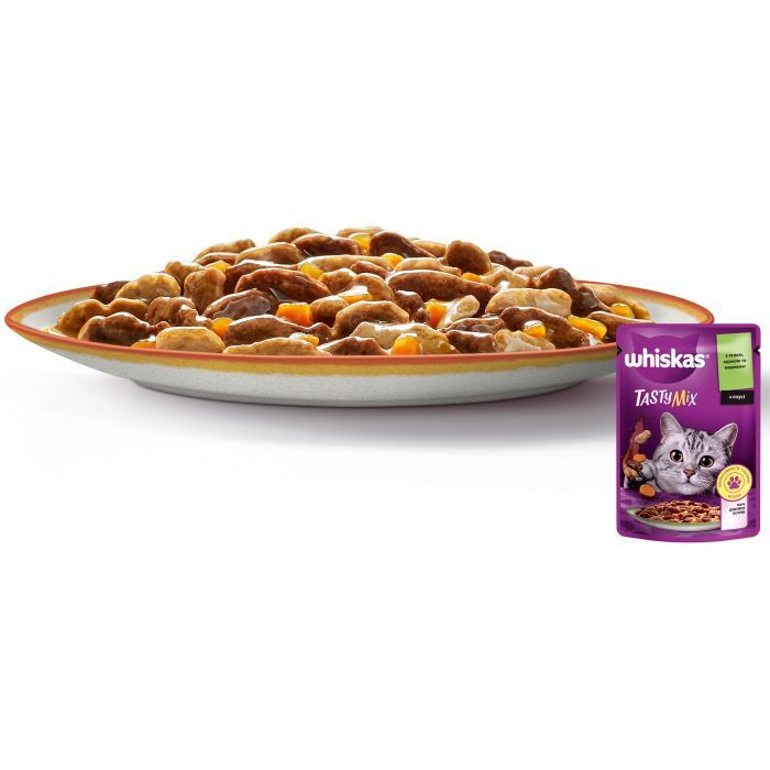 Влажный корм для кошек Whiskas TastyMix Ягненок, Курица, Морковь 85 г (4770608262433) изображение 4