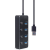 Концентратор Gembird USB 3.0 4 ports switch black (UHB-U3P4P-01) изображение 3