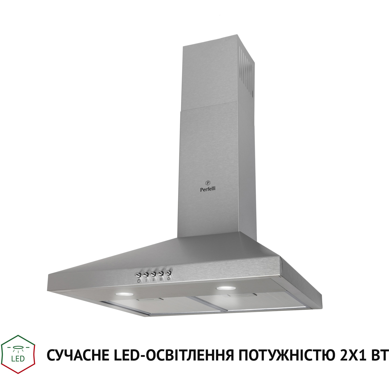 Вытяжка кухонная Perfelli K 5202 SG 700 LED изображение 3