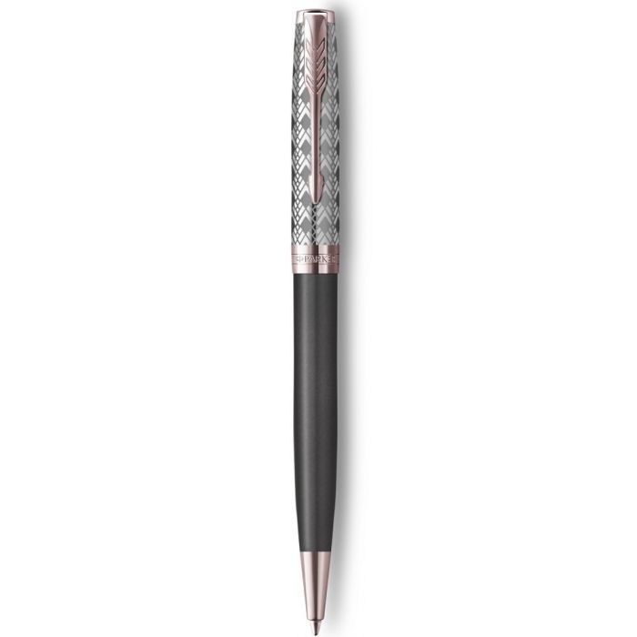 Ручка шариковая Parker SONNET 17 Metal & Grey Lacquer PGT BP (68 232)
