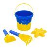 Игрушка для песка Tigres Украинский пиксель 4 элемента с термонаклейкой (39949)
