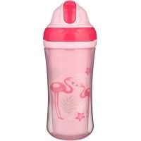 Поїльник-непроливайка Canpol babies Літак подвійна стінка із силіконовою трубочкою 260 мл (74/052) зображення 2