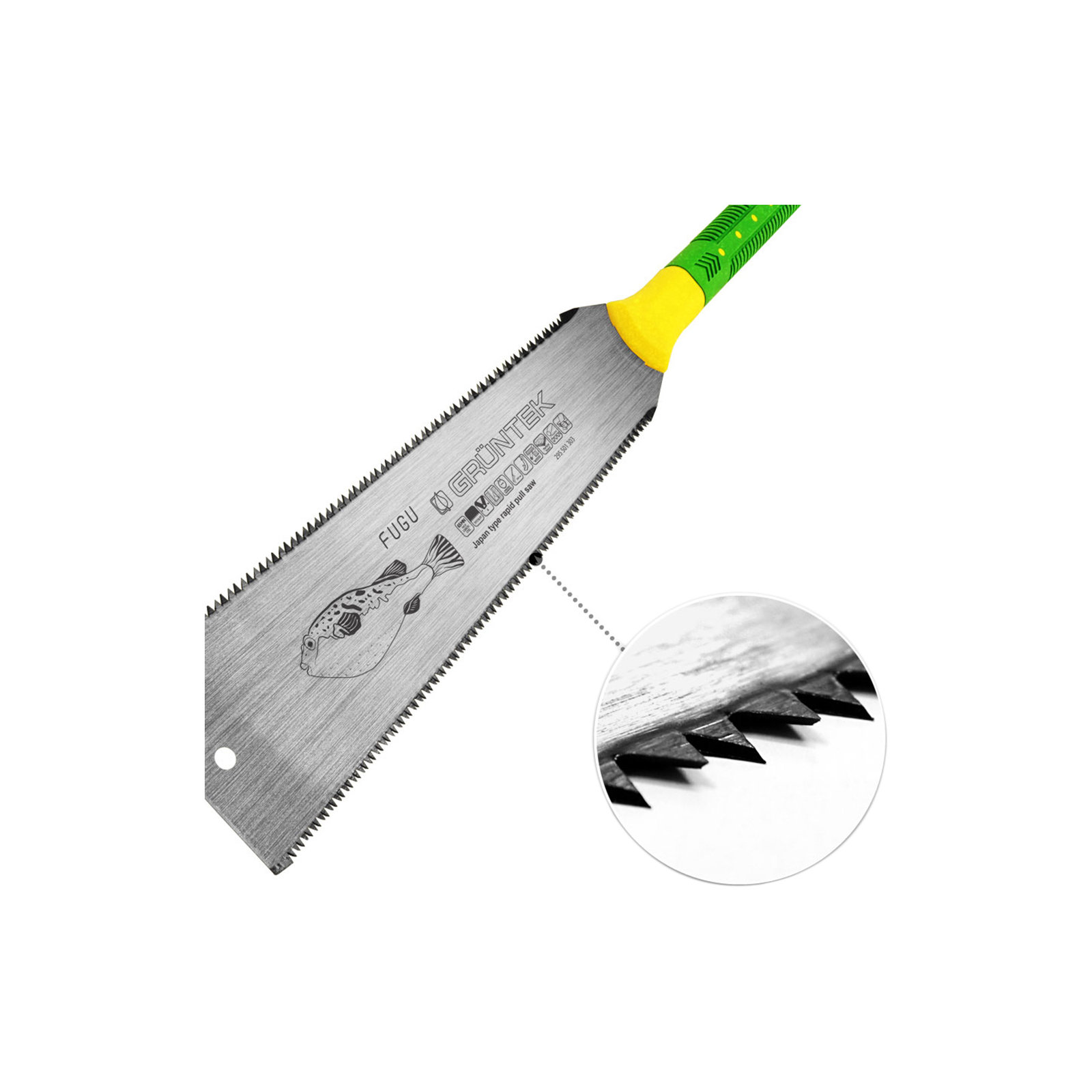 Ножовка Gruntek двухсторонняя Fugu 300 мм (295501303) изображение 8