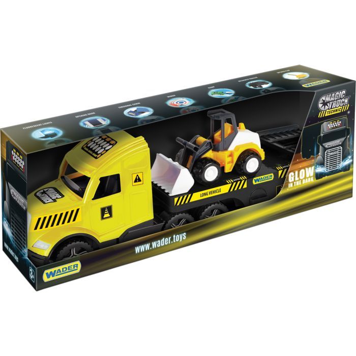 Спецтехніка Wader Magic Truck Technic з бульдозером (36430) зображення 2