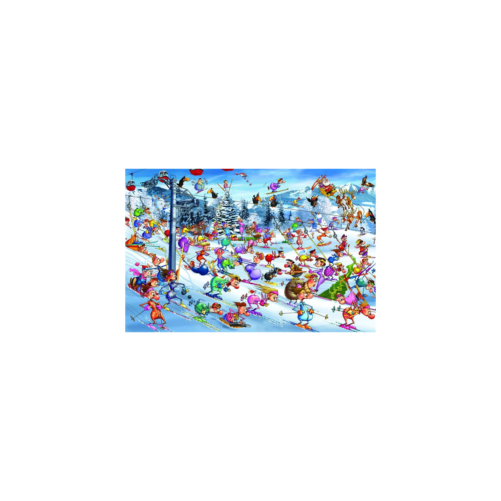 Пазл Piatnik Рождественское катание на лыжах, 1000 элементов (PT-535147) изображение 2