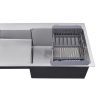 Мойка кухонная Kroner Geburstet-7848RHM (CV030022) изображение 5