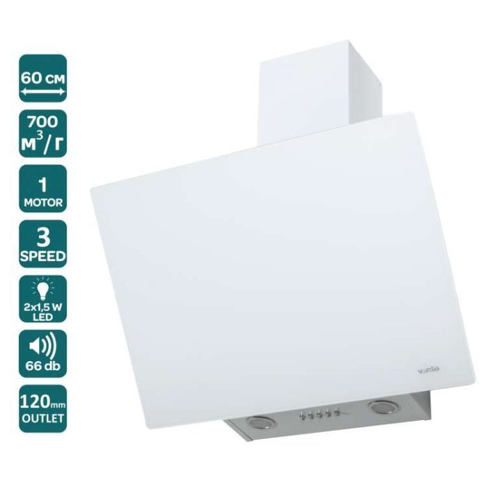 Витяжка кухонна Ventolux MIRROR 60 WG (700) PB зображення 6